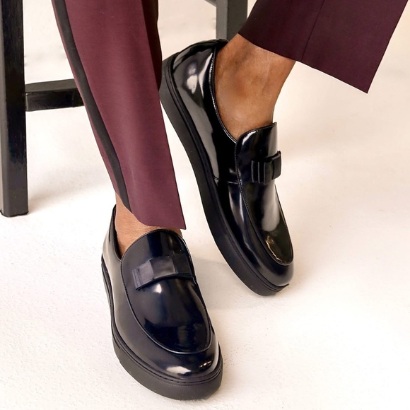 Marc Nolan Other - Marc Nolan Godfret black leather Belgian loafer